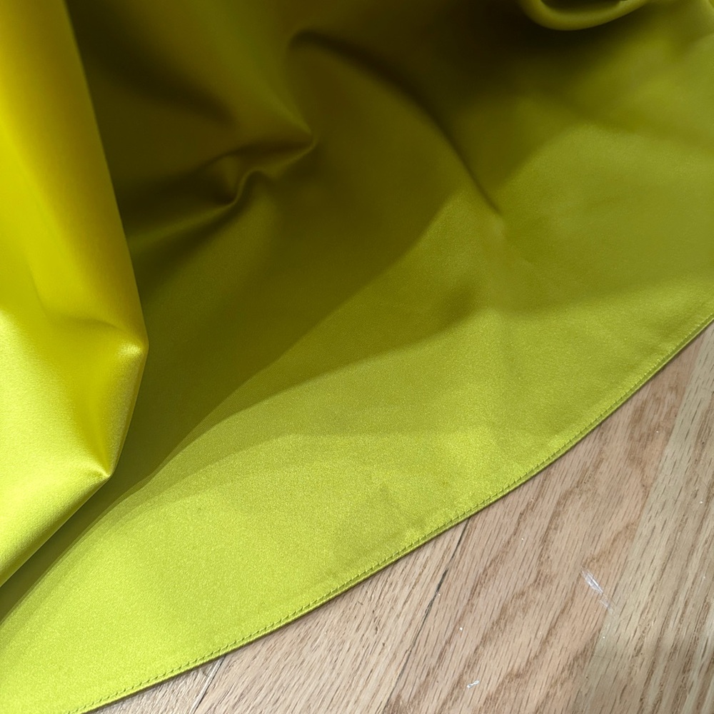 Elegant Off-Shoulder Olive Gown with Draping Detail. Special occasion gown! - Picture 6 of 9